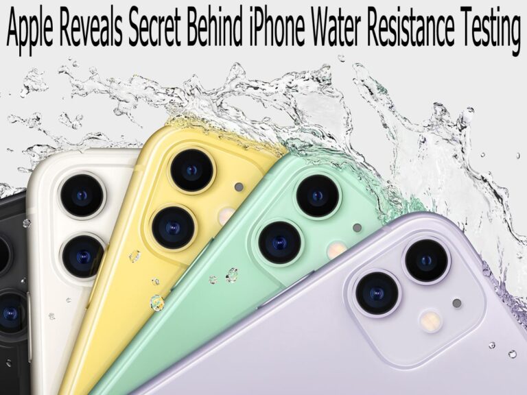 Apple Reveals Secret Behind iPhone Water Resistance Testing