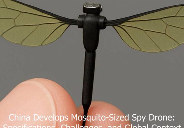 China Develops Mosquito-Sized Spy Drone