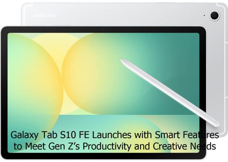 Galaxy Tab S10 FE Launches with Smart Features