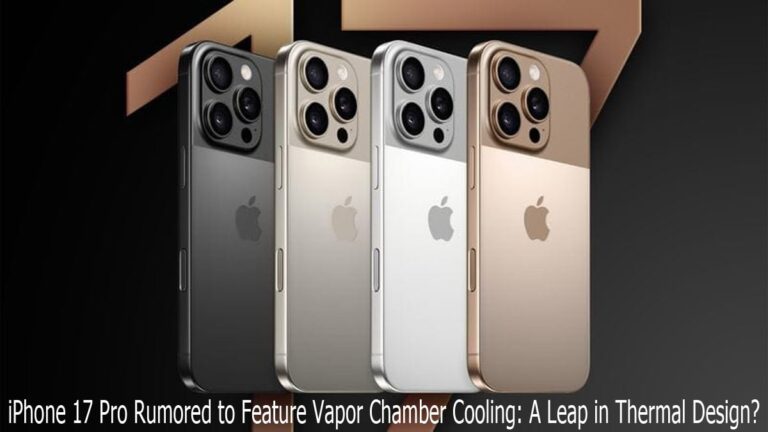iPhone 17 Pro Rumored to Feature Vapor Chamber Cooling