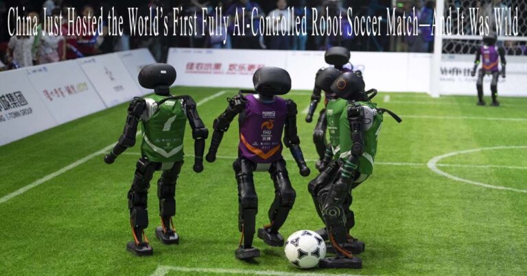 China Just Hosted the World’s First Fully AI-Controlled Robot