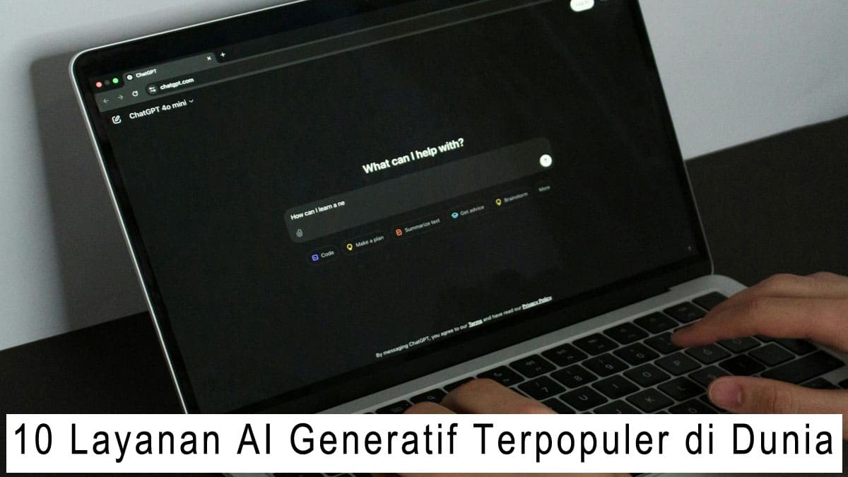 10 Layanan AI Generatif Terpopuler di Dunia