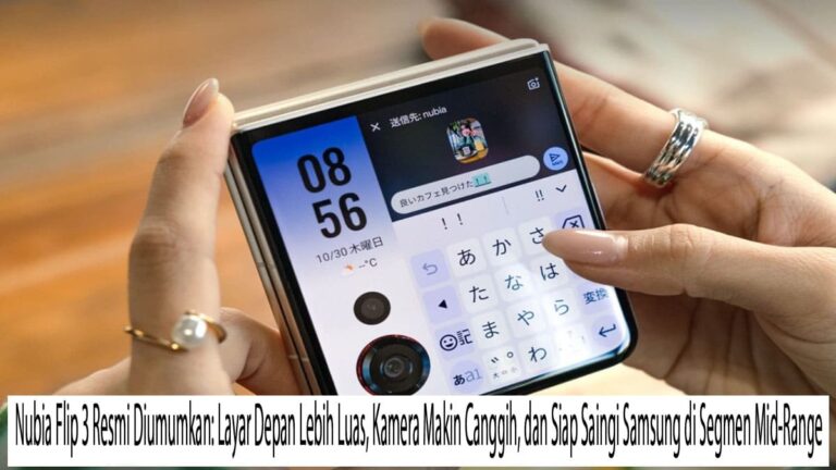 Ponsel Lipat Nubia Flip 3